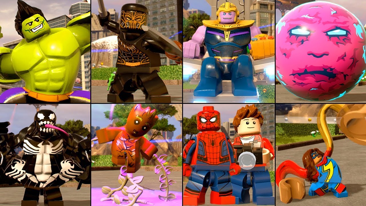 Lego Marvel Super Heroes 2 All Characters Parkfasr